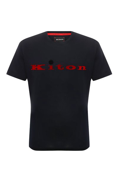 Мужская хлопковая футболка KITON, арт. UK1164W23