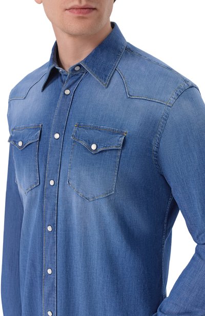 Джинсовая рубашка ALESSANDRO GHERARDI, арт. WEST/76A2, фото 5