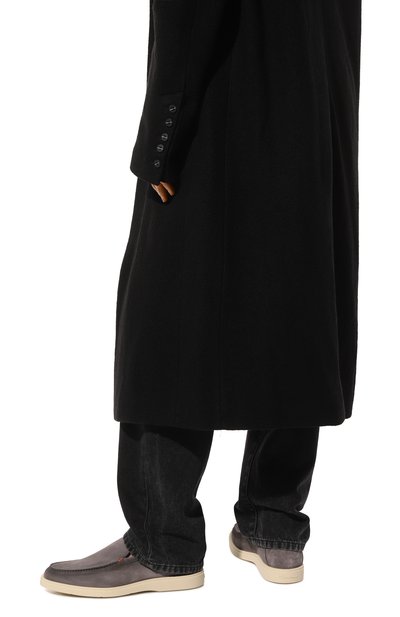 Замшевые лоферы detroit SANTONI, арт. MGDG17824TICBSH6, фото 3