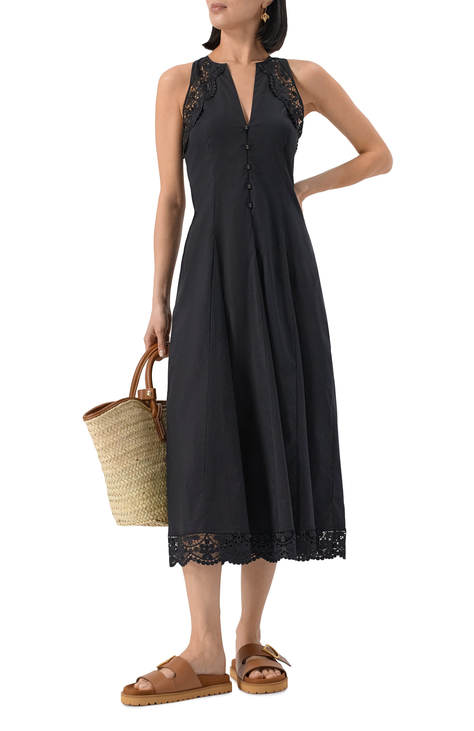 Хлопковое платье TWINSET, арт. 251TT2090, фото 2