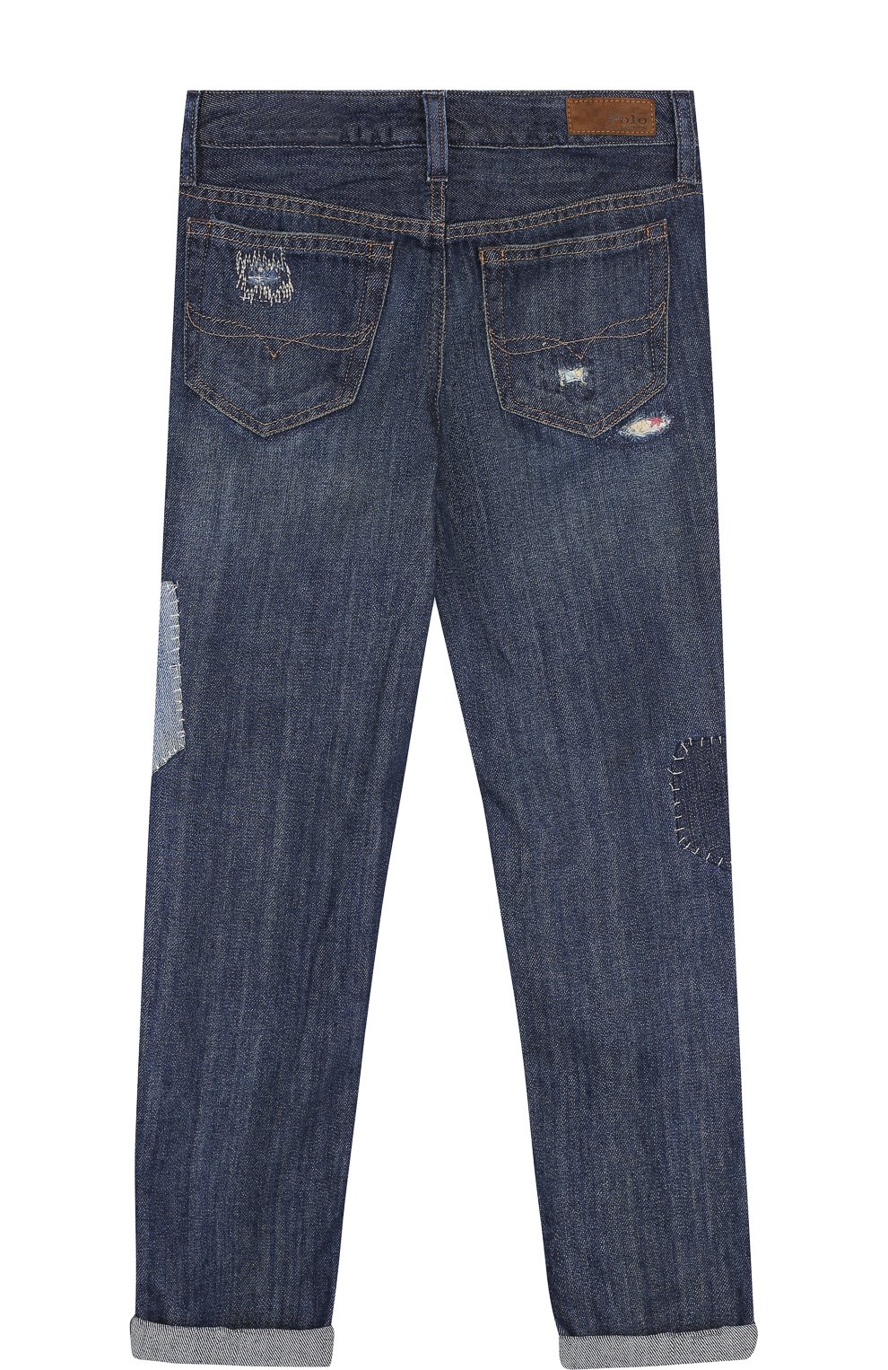 Джинсы с декоративными потертостями и аппликациями POLO RALPH LAUREN, арт. 313670896, фото 2