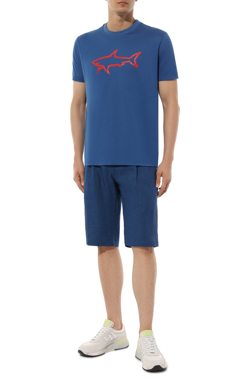 Хлопковая футболка PAUL&SHARK, арт. 12311633, фото 2