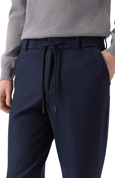 Брюки BOSS темно-синего цвета по цене 29950 руб., арт. 50551542, фото 5 Брюки BOSS, арт. 50551542, фото 5