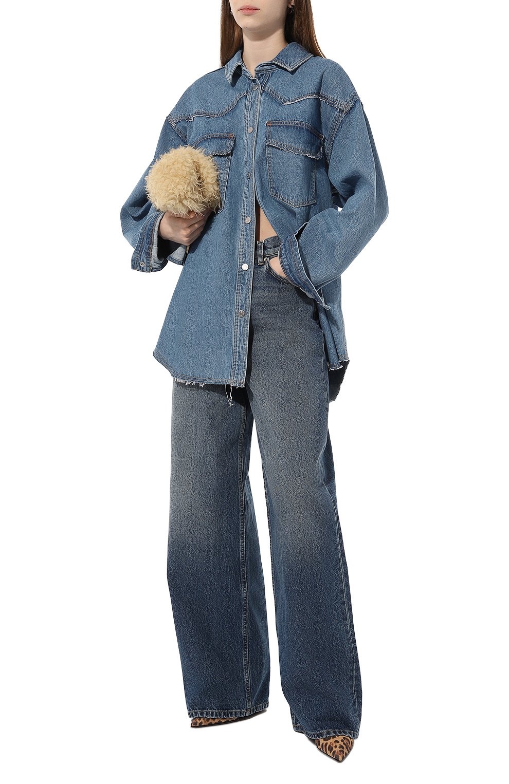 Джинсовая рубашка SLVRLAKE, арт. 0VWR4070WNDH/WESTERN 0VERSHIRT RAW, фото 2