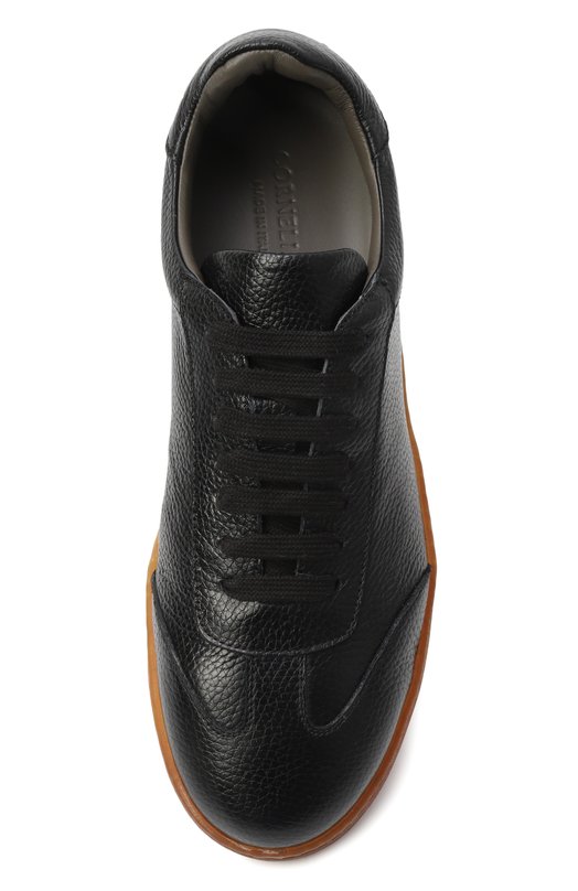 Кожаные кеды Corneliani 26TM60-2620933 Чёрный  26TM60-2620933 Фото 6