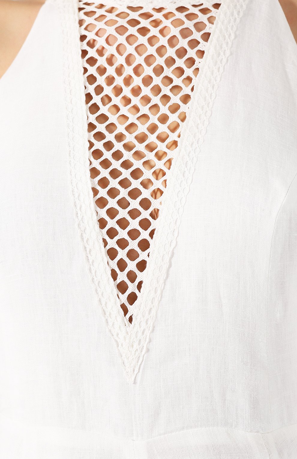 Льняное платье A MERE CO белого цвета по цене 59950 руб., арт. AMC-R20-G3-33, фото 5 Льняное платье A MERE CO, арт. AMC-R20-G3-33, фото 5