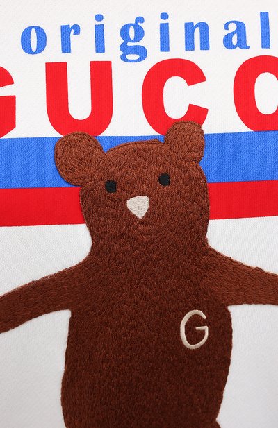 Хлопковый свитшот GUCCI, арт. 617964/XJCRV, фото 5