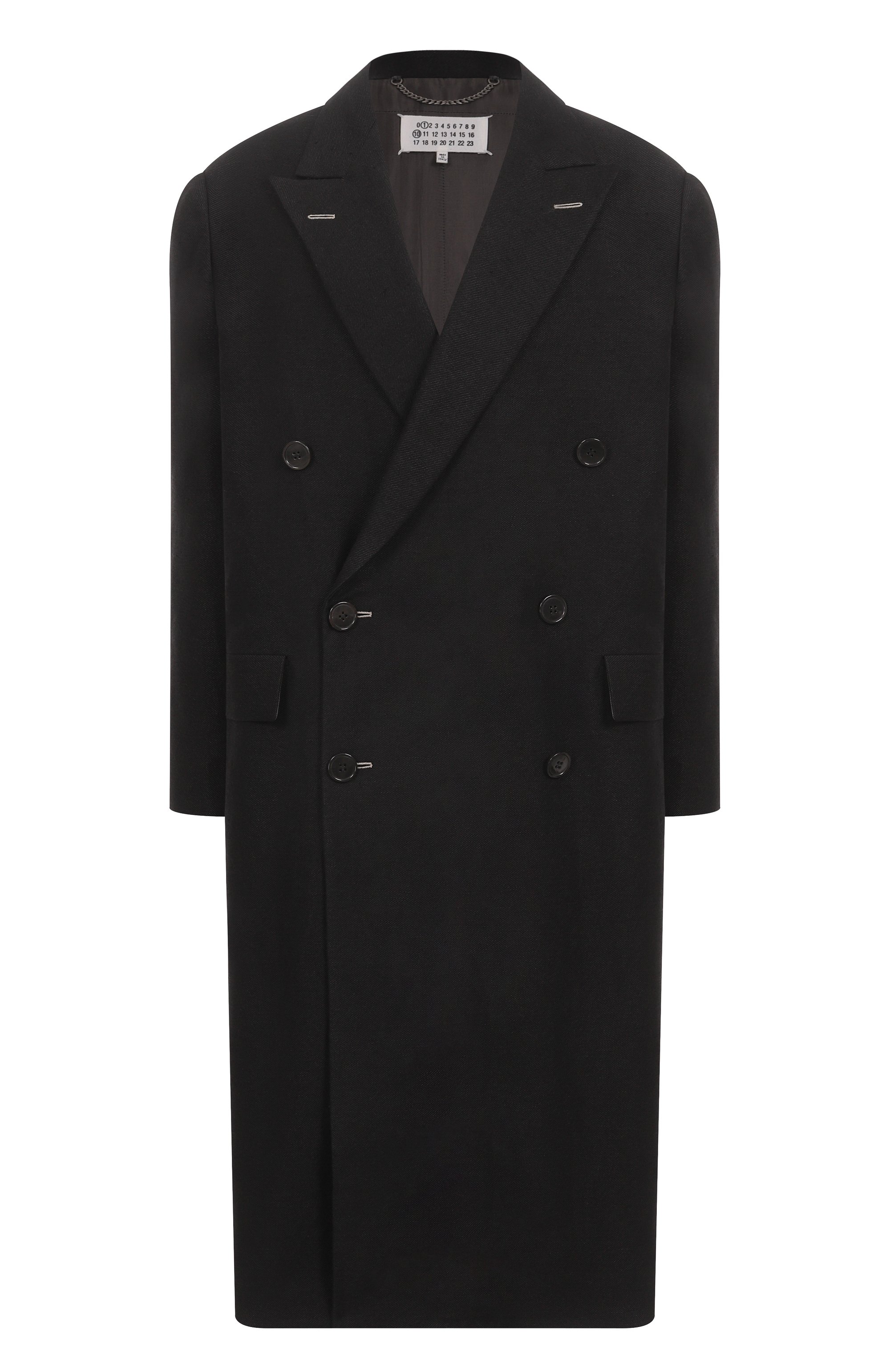 Пальто изо льна и шерст�и MAISON MARGIELA, арт. S51AA0357/M35360, фото 1