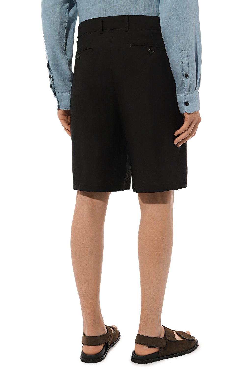 Шорты из лиоцелла и шелка GIORGIO ARMANI, арт. GM000184/TE11196, фото 4