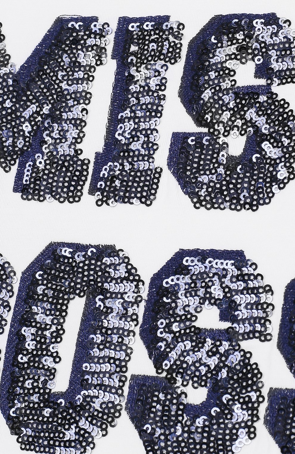 Хлопковая футболка с пайетками TWINSET, арт. GS82HC/6A-10A, фото 3