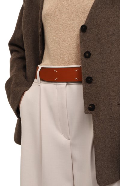 Кожаный ремень MAISON MARGIELA, арт. SA1TP0006/P5871, фото 2