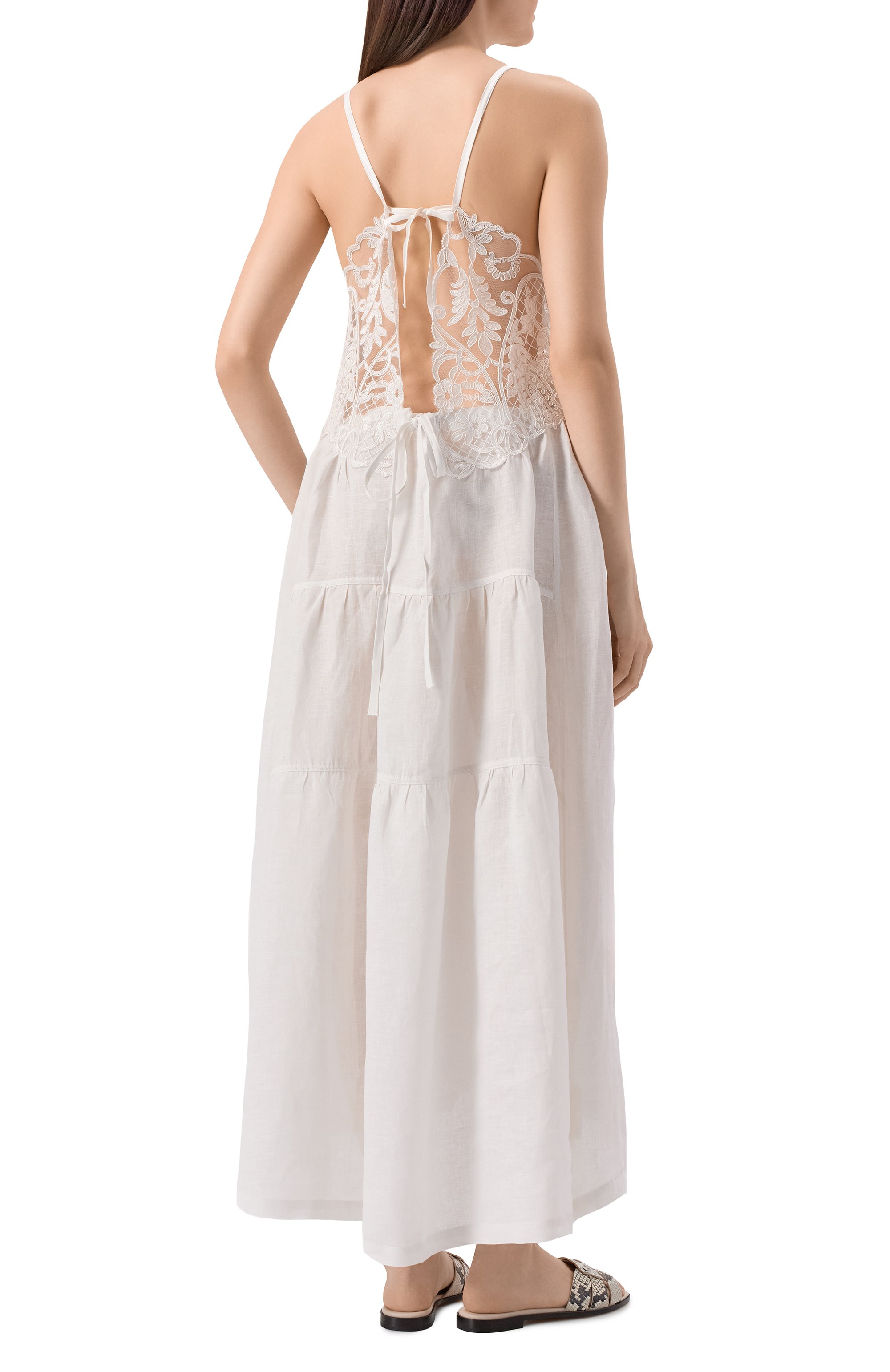 Платье изо льна и вискозы MAURIZIO, арт. W06170781, фото 3