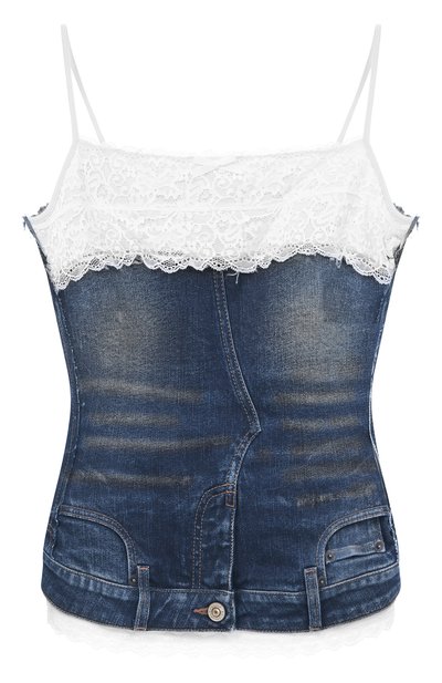 Женский джинсовый топ BALENCIAGA, арт. 838716/TSWC4