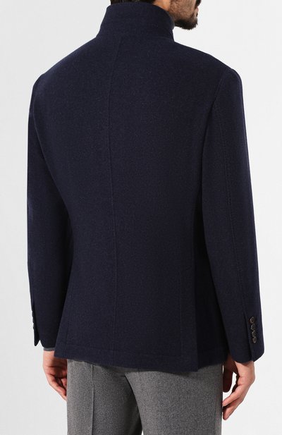 Кашемировая куртка BRUNELLO CUCINELLI синего цвета по цене 559500 руб., арт. MT4976270, фото 4 Кашемировая куртка BRUNELLO CUCINELLI, арт. MT4976270, фото 4