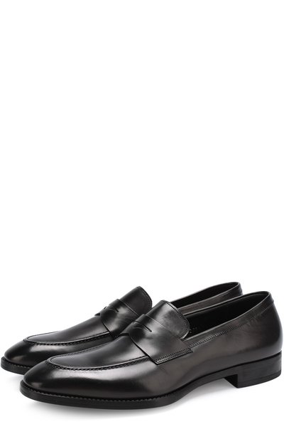 Кожаные пенни-лоферы GIORGIO ARMANI, арт. X2A314/XAT29, фото 1