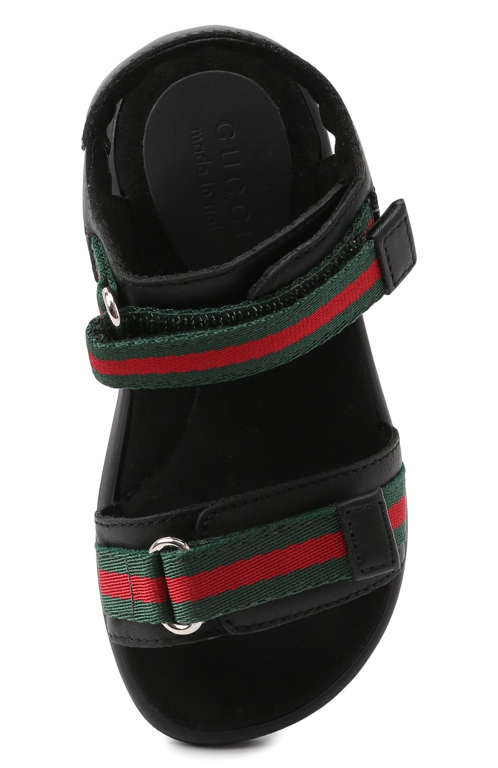 Кожаные сандалии GUCCI черного цвета по цене 24650 руб., арт. 257759/BLN10, фото 4 Кожаные сандалии GUCCI, арт. 257759/BLN10, фото 4