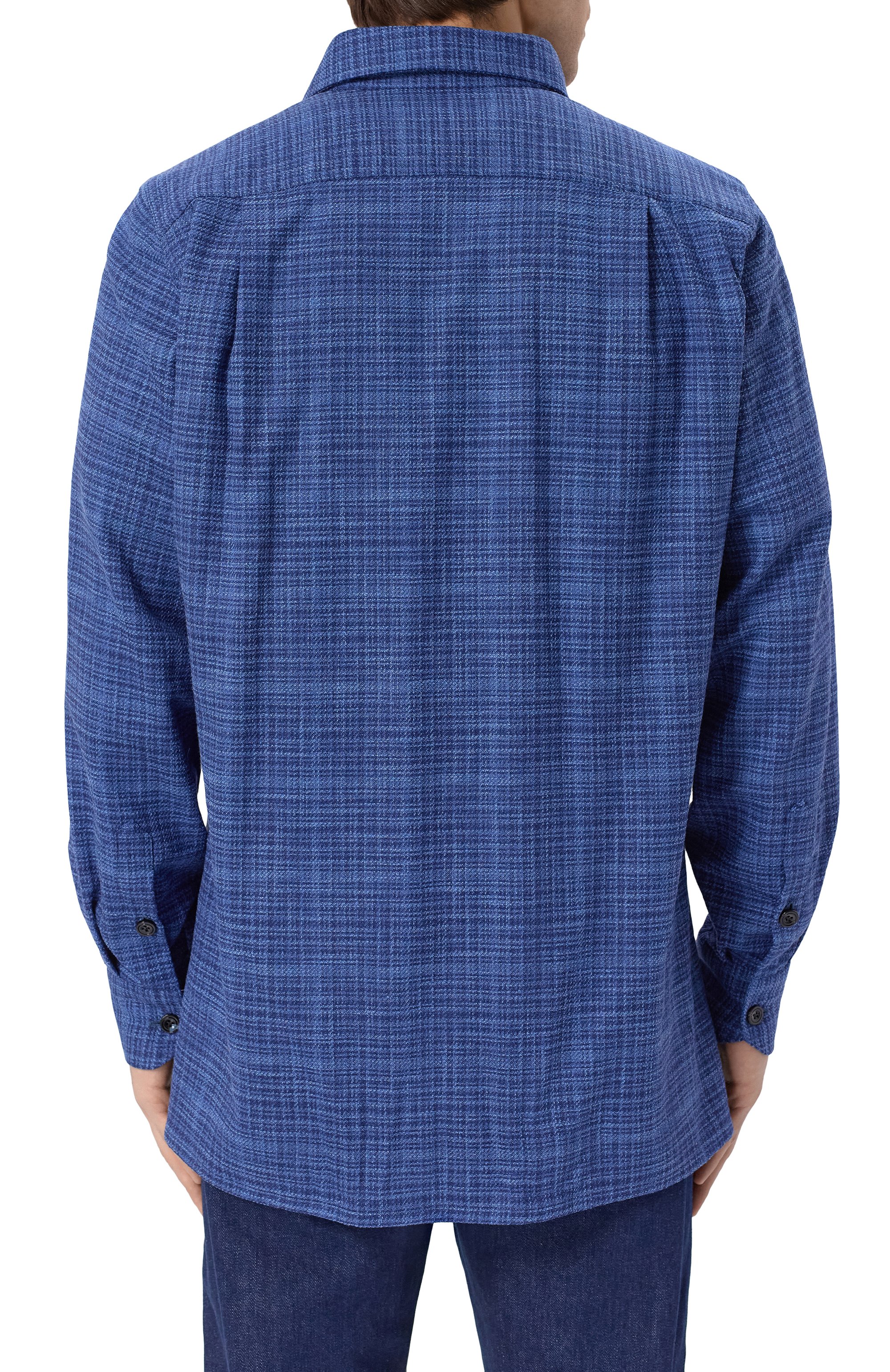 Рубашка из шерсти и шелка KITON, арт. UMC016K0617E14, фото 4