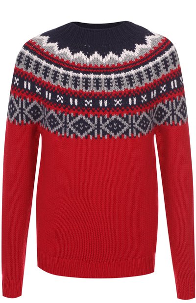 Свитер из смеси шерсти и кашемира с круглым вырезом MONCLER, арт. B2-091-90107-00-94792, фото 1