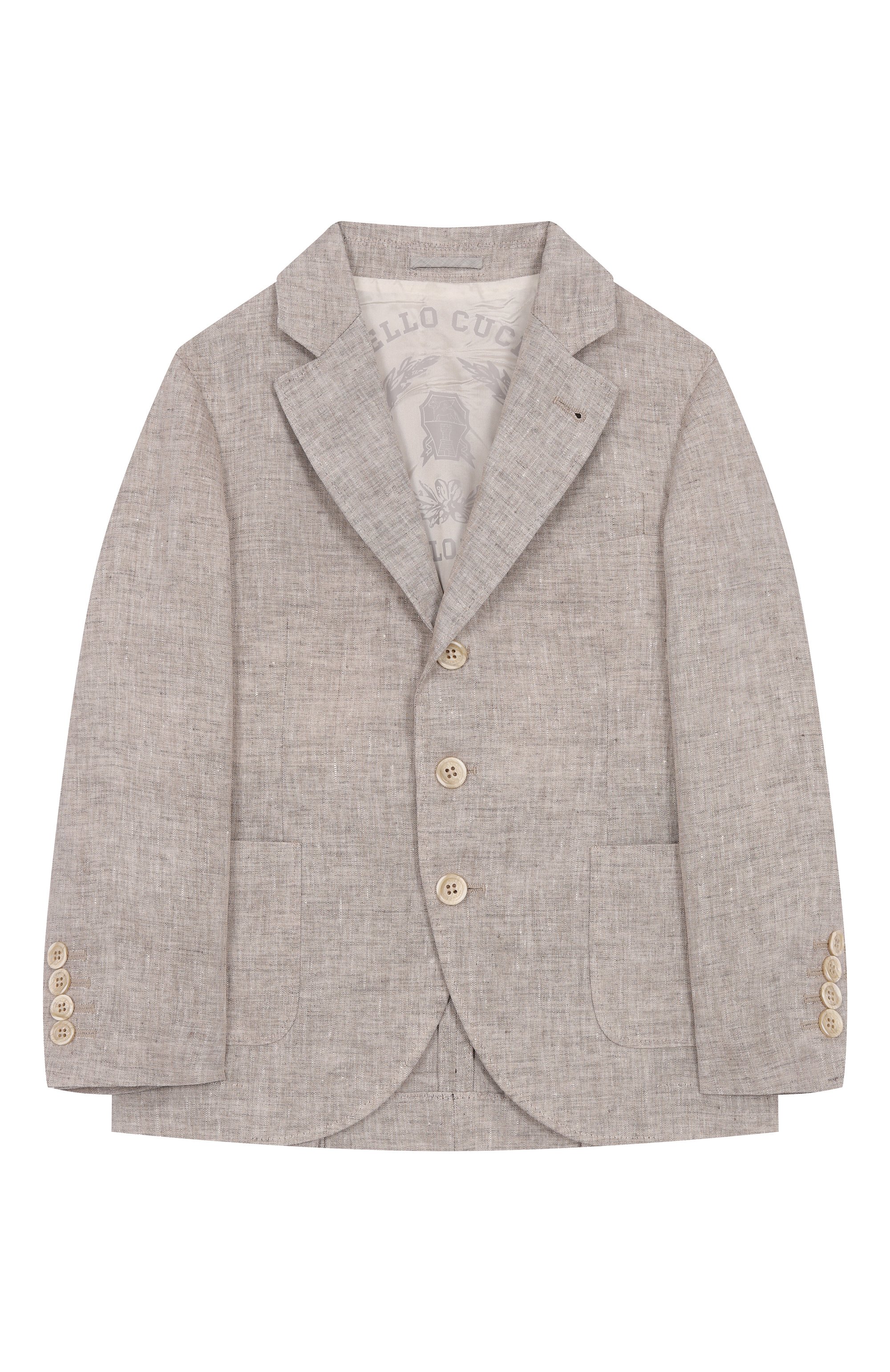 Льняной пиджак BRUNELLO CUCINELLI, арт. BB430K729A, фото 1
