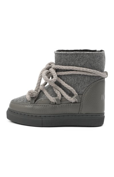 Замшевые сапоги с меховой отделкой INUIKII, арт. 60202-49/26-34, фото 2