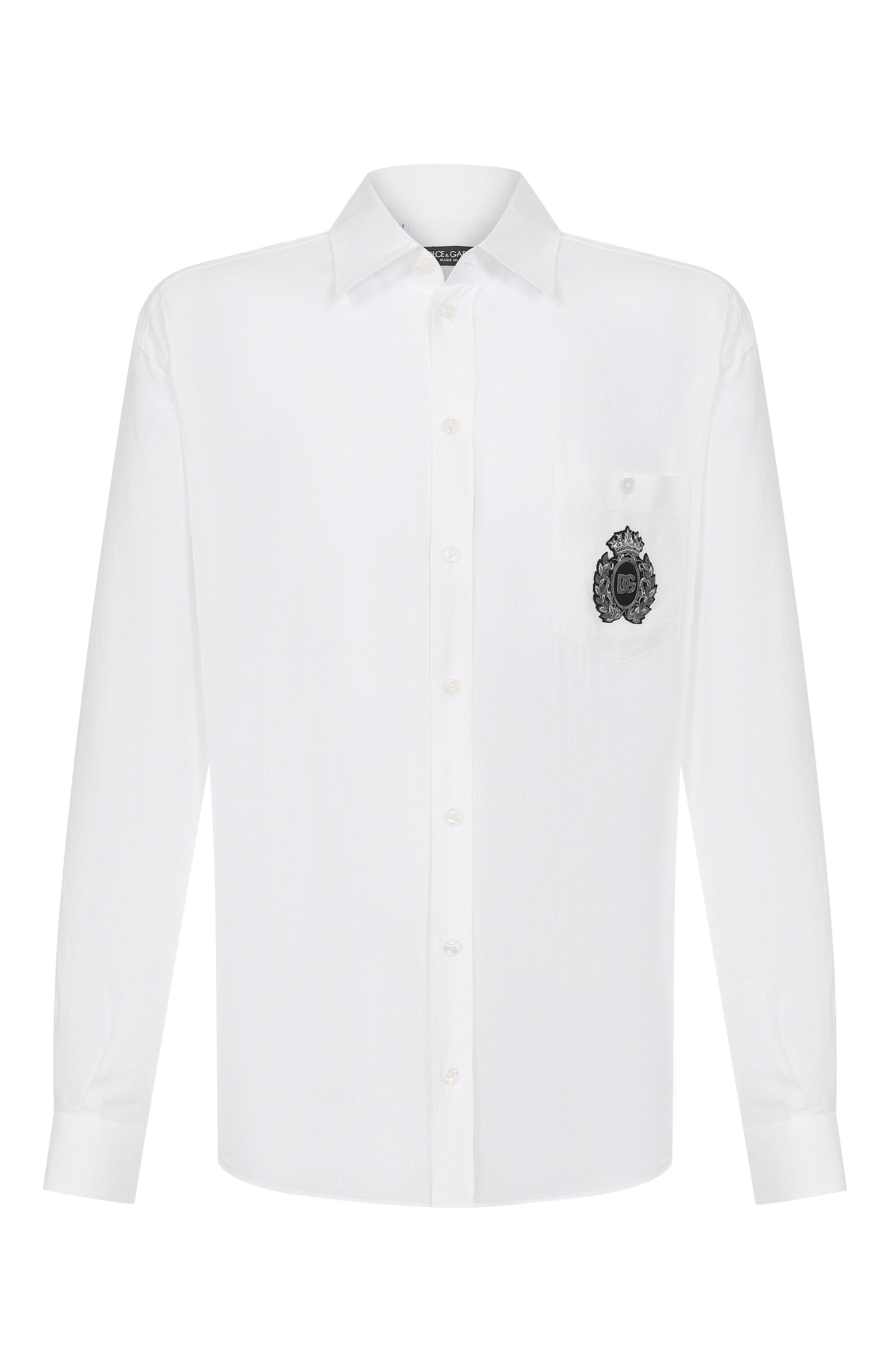 Льняная рубашка DOLCE & GABBANA, арт. G5MS2Z/FU4IK, фото 1