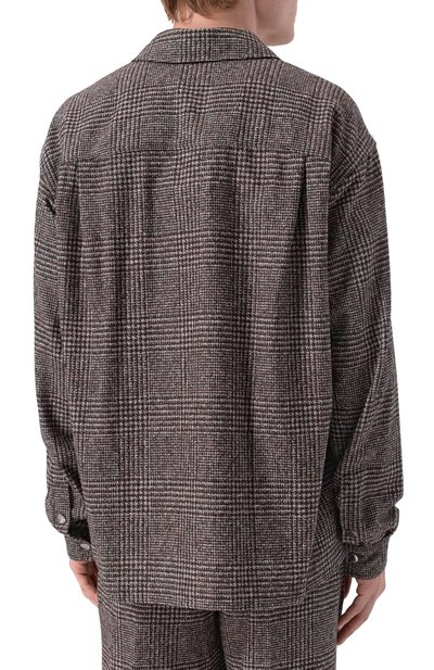 Рубашка из шерсти и хлопка DOLCE & GABBANA, арт. G5MM6T/FQMKD, фото 4