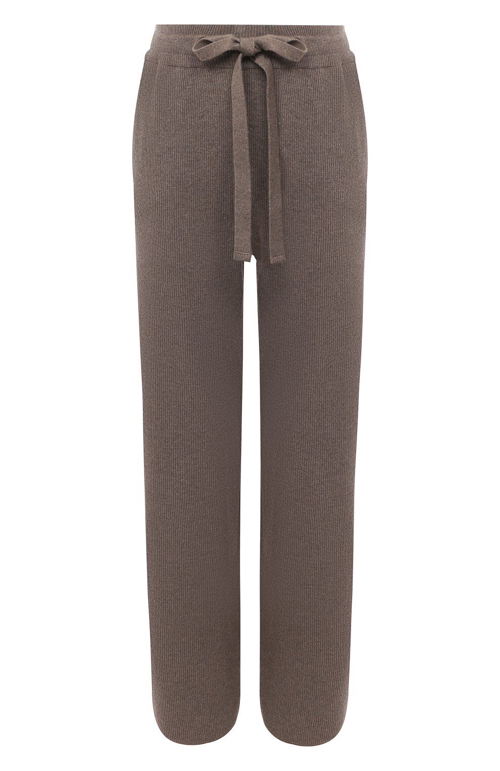 Брюки NANUSHKA серого цвета по цене 38950 руб., арт. 0NI_F0SSILE_RECYCLED CASHMERE KNIT, фото 1 Брюки NANUSHKA, арт. 0NI_F0SSILE_RECYCLED CASHMERE KNIT, фото 1