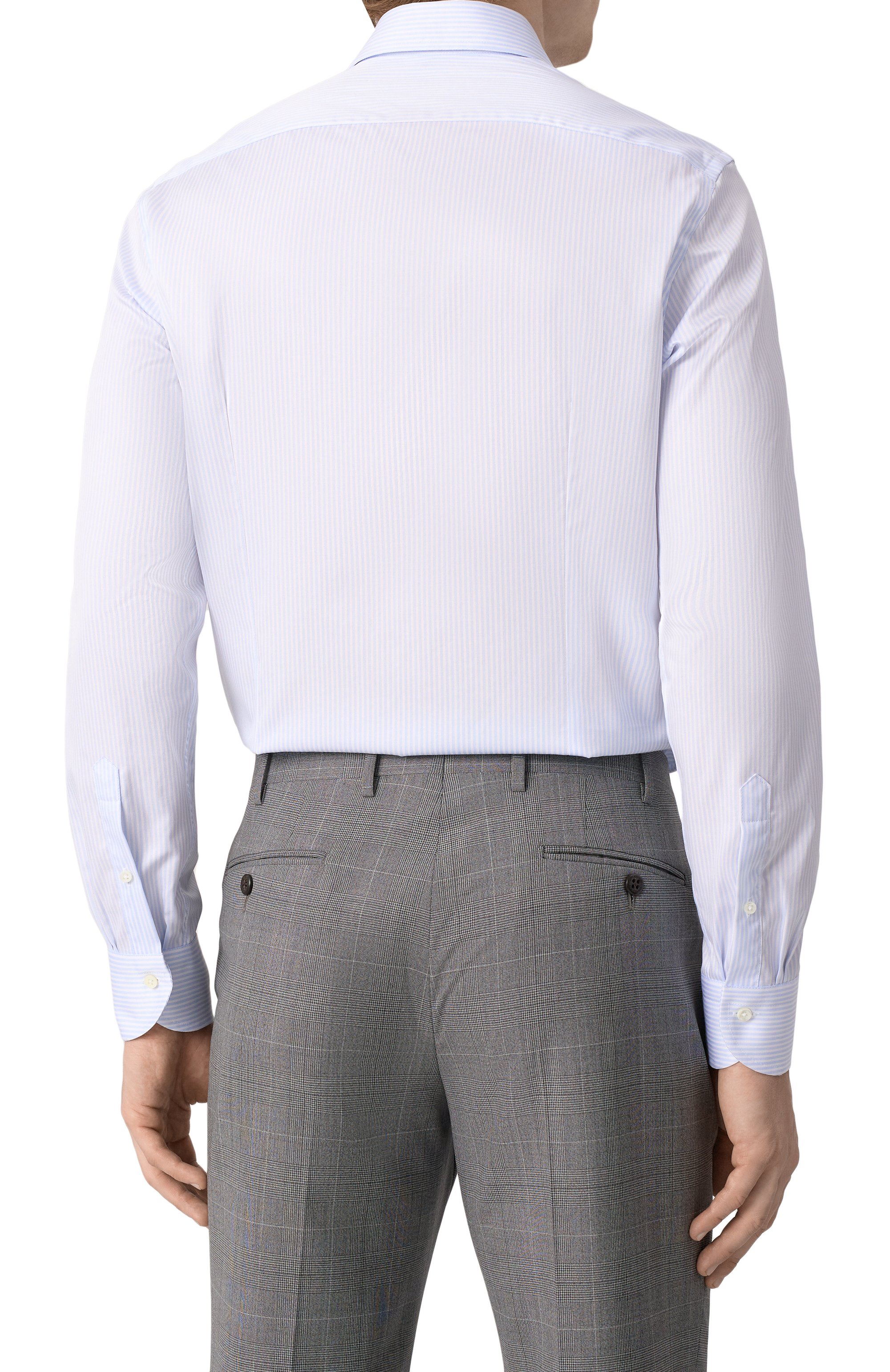 Хлопковая сорочка CANALI, арт. NCLX018/GR03447, фото 4