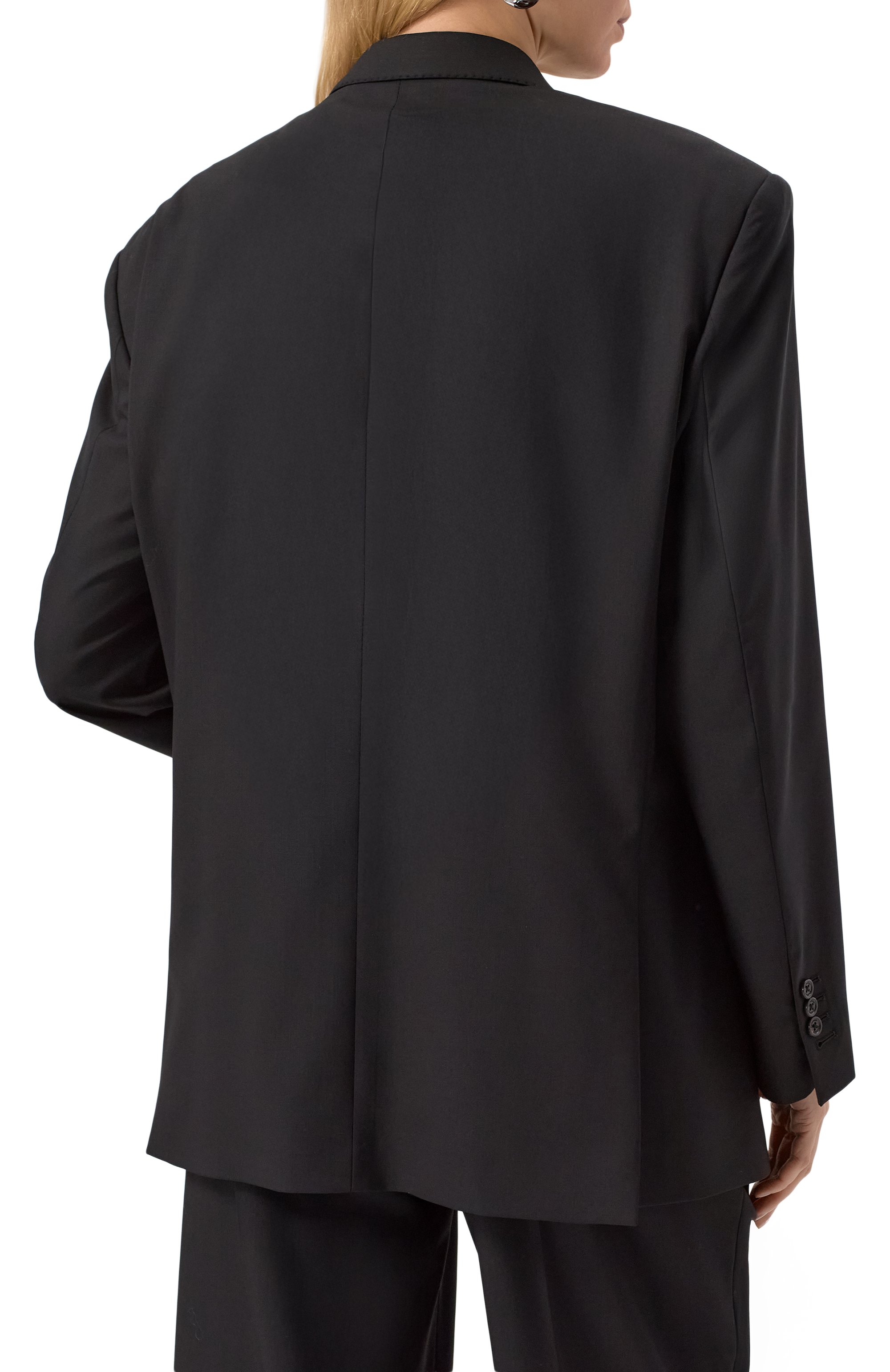 Шерстяной жакет ARMARIUM черного цвета по цене 219500 руб., арт. ARMFWB004/W004, фото 4 Шерстяной жакет ARMARIUM, арт. ARMFWB004/W004, фото 4