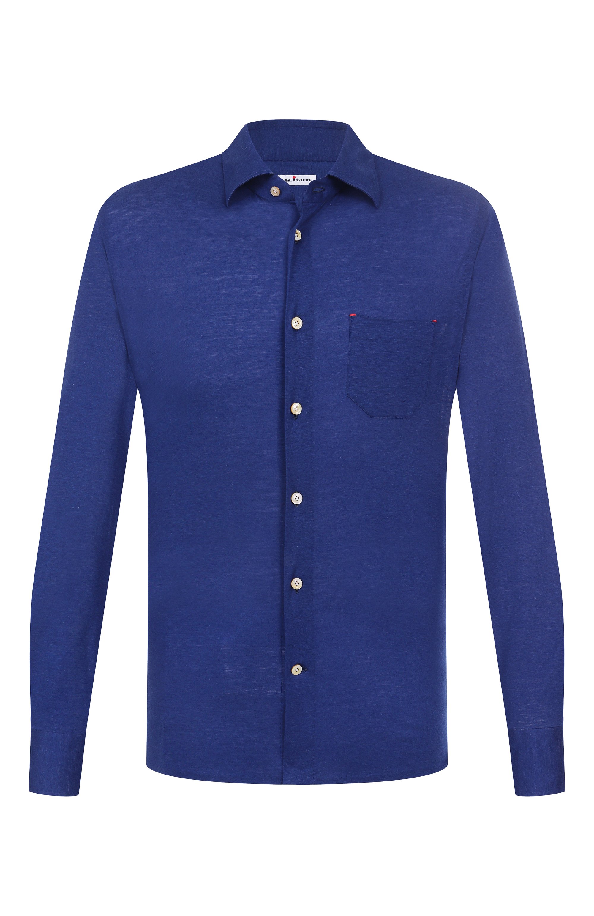 Рубашка из лиоцелла и хлопка KITON, арт. UMCNERH0924202, фото 1