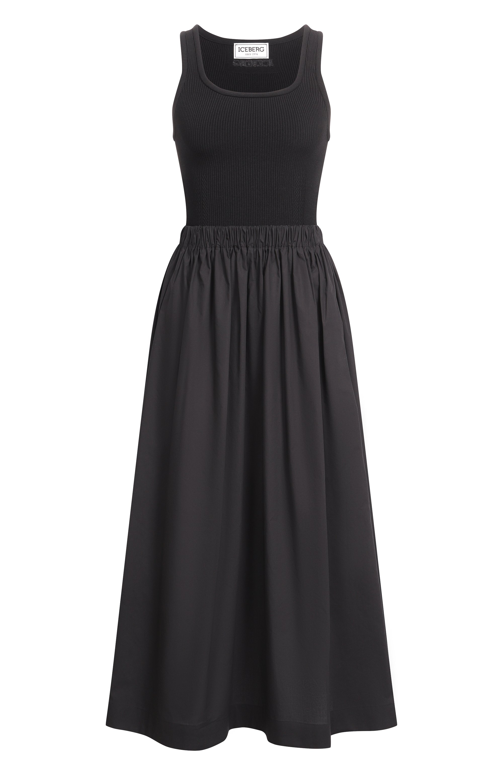 Платье из хлопка и вискозы ICEBERG, арт. H061/0132, фото 1