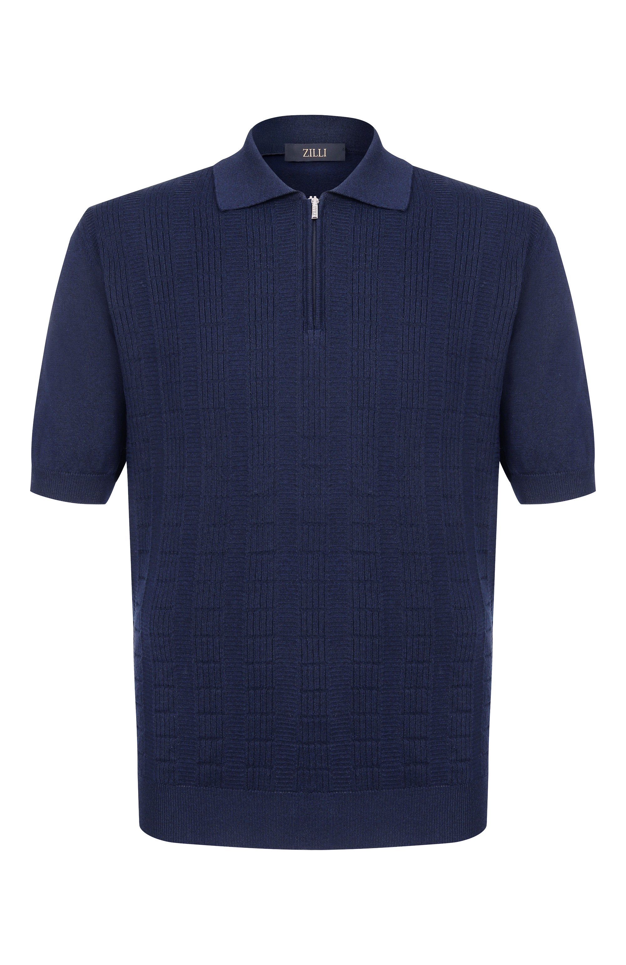 Поло из хлопка и шелка ZILLI, арт. KZP002M0142VLAP00, фото 1