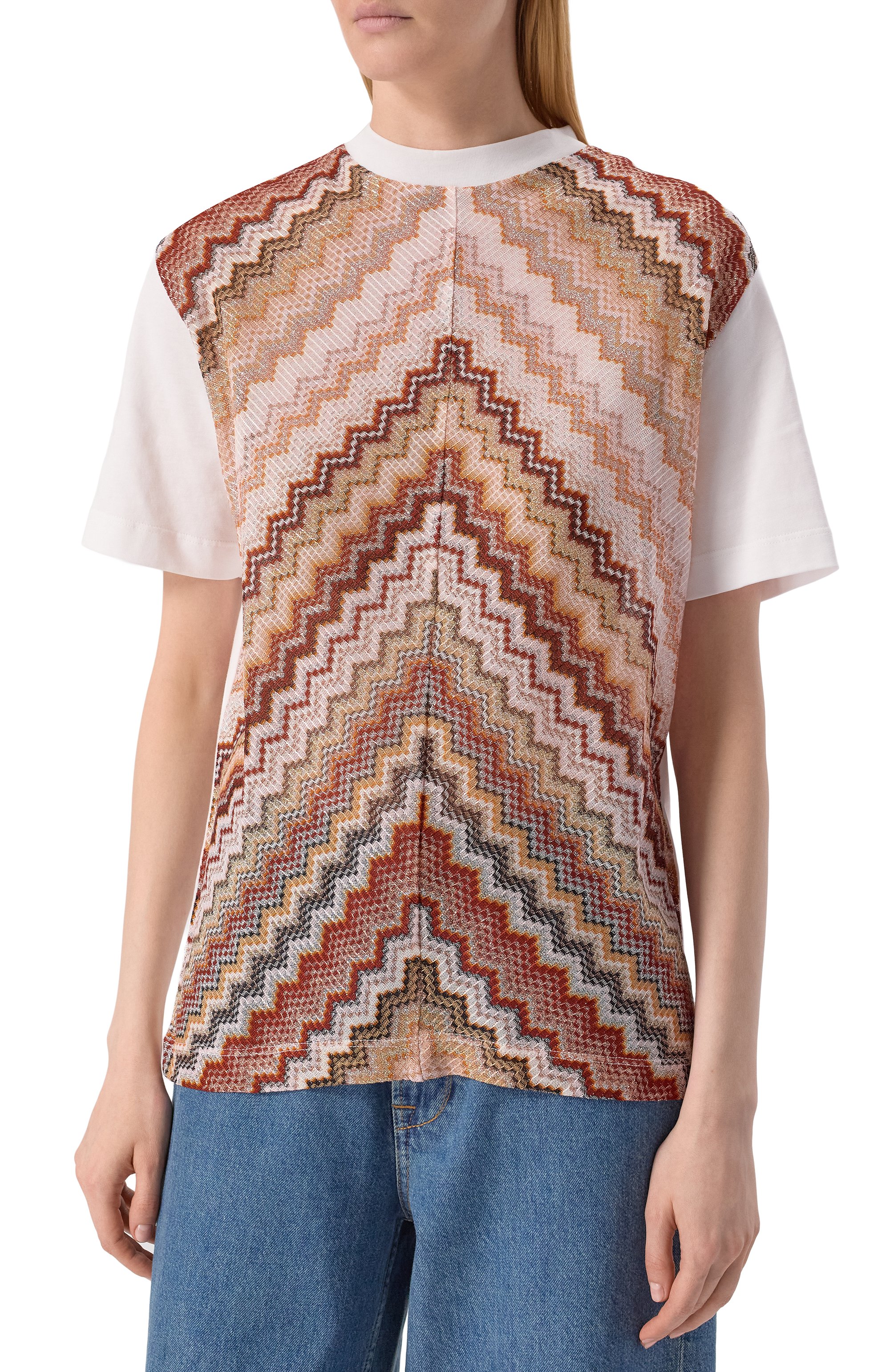 Хлопковая футболка MISSONI, арт. DS25SL02/BJ00N6, фото 3