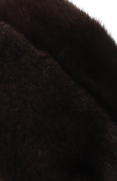 Меховая чалма из норки MVST, арт. MH-05 MINK BROWN, фото 3