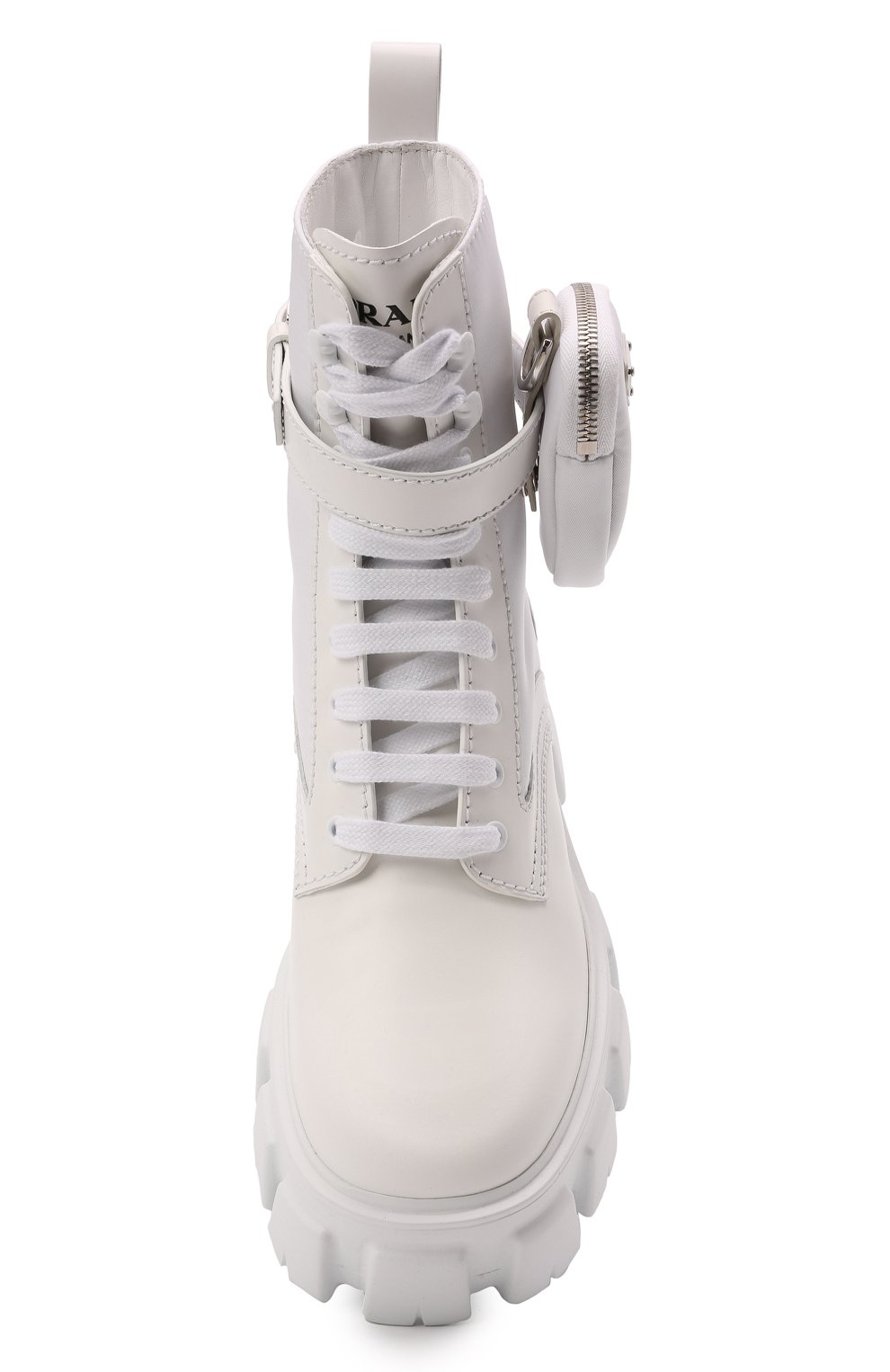 Комбинированные ботинки monolith PRADA, арт. 2UE007-3LFR-F0009-D002, фото 4