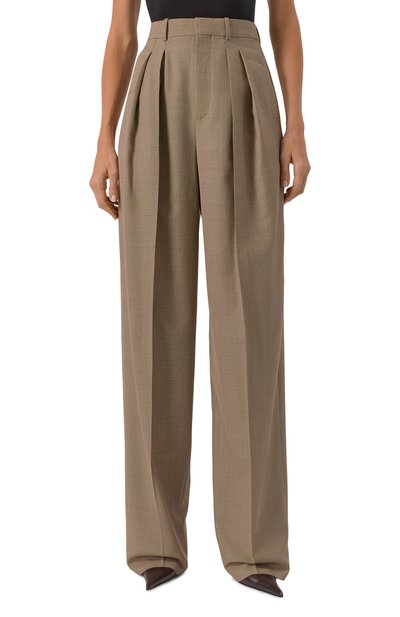 Шерстяные брюки SAINT LAURENT, арт. 824389/Y1I25, фото 3