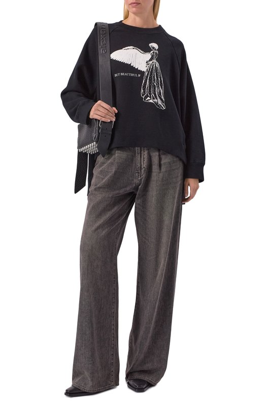 Хлопковый свитшот Undercover UC2E1894-3 Чёрный  UC2E1894-3 Фото 2