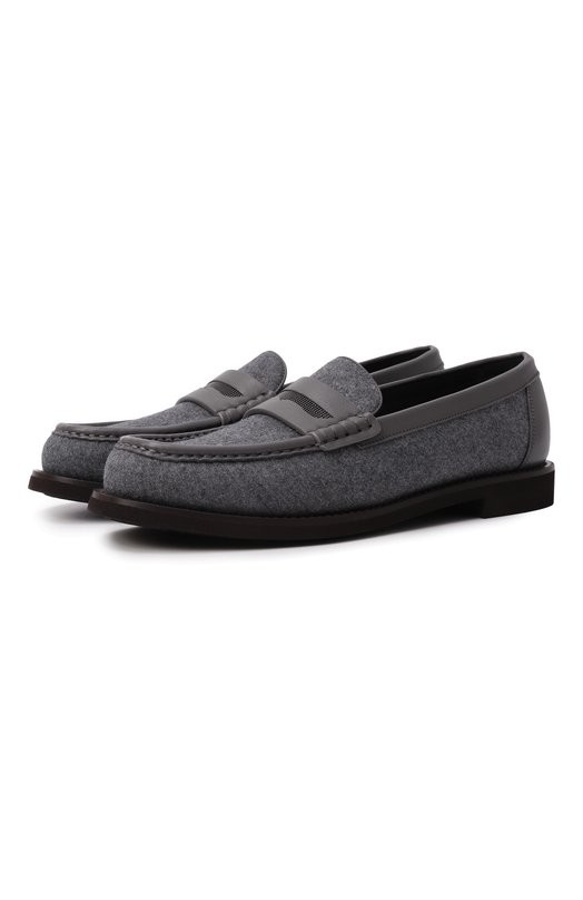 фото Текстильные пенни-лоферы brunello cucinelli
