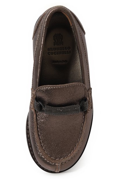 Кожаные лоферы BRUNELLO CUCINELLI, арт. BZFABD036, фото 4