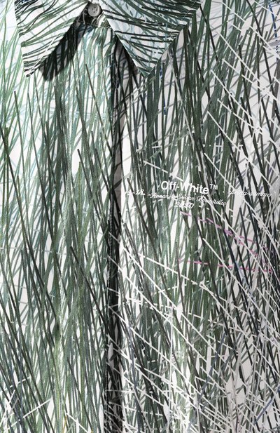 Платье из вискозы OFF-WHITE, арт. 0WDB235S20FAB0010810, фото 5
