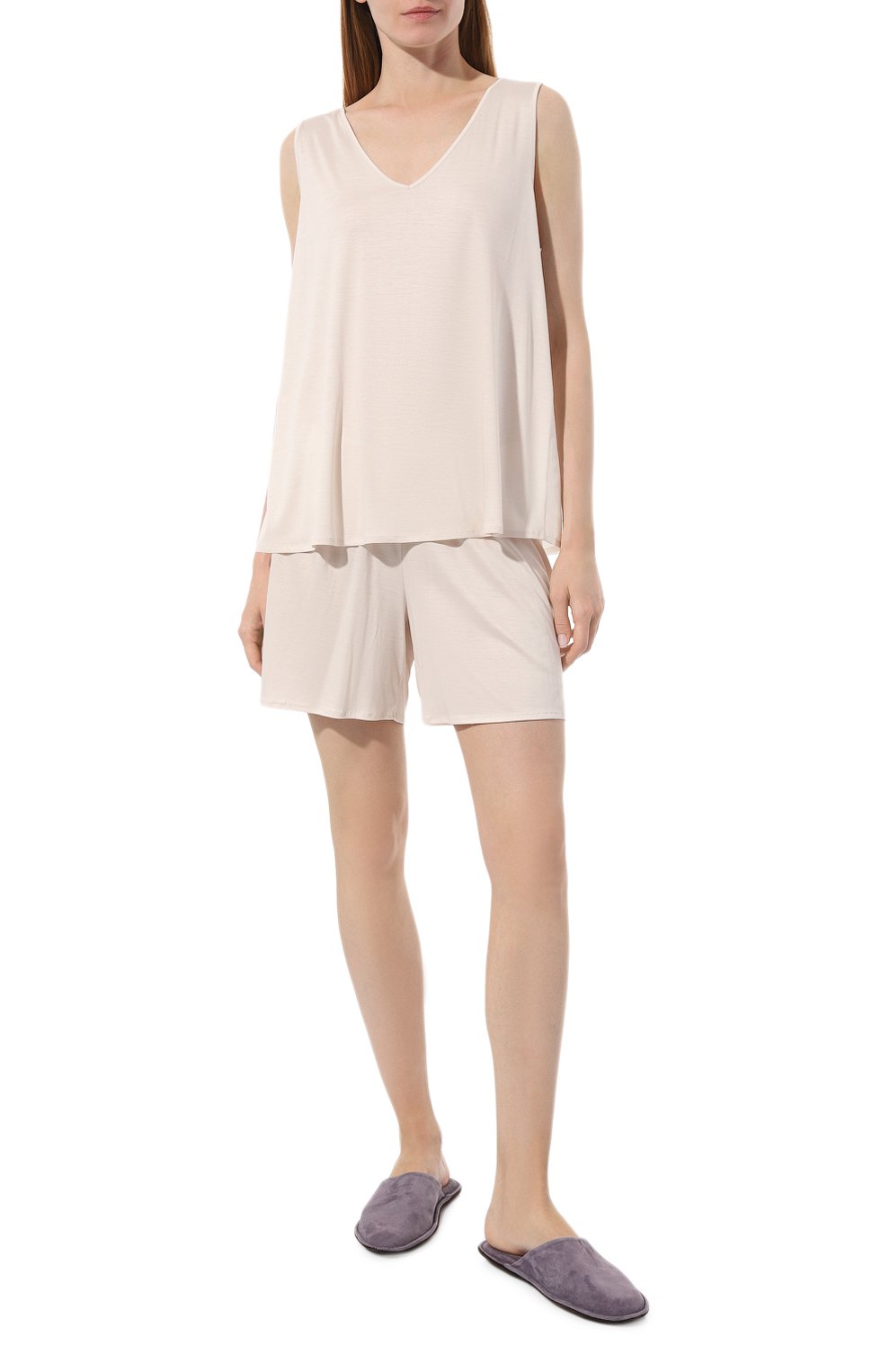 Пижама HANRO кремового цвета по цене 26090 руб., арт. 078995., фото 2 Пижама HANRO, арт. 078995., фото 2