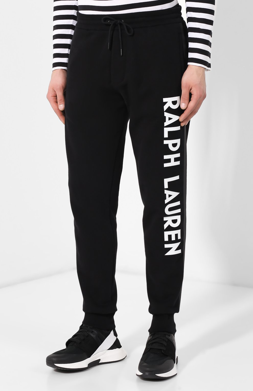 Хлопковые джоггеры RALPH LAUREN, арт. 790736407, фото 3