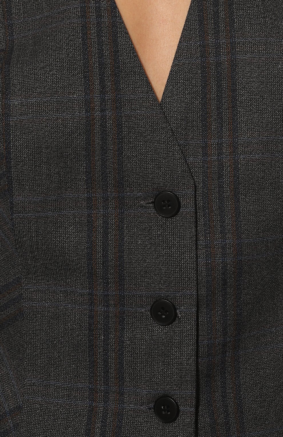 Жилет из вискозы MASTERPEACE темно-серого цвета по цене 12500 руб., арт. MP-CA-OCT22-17, фото 5 Жилет из вискозы MASTERPEACE, арт. MP-CA-OCT22-17, фото 5