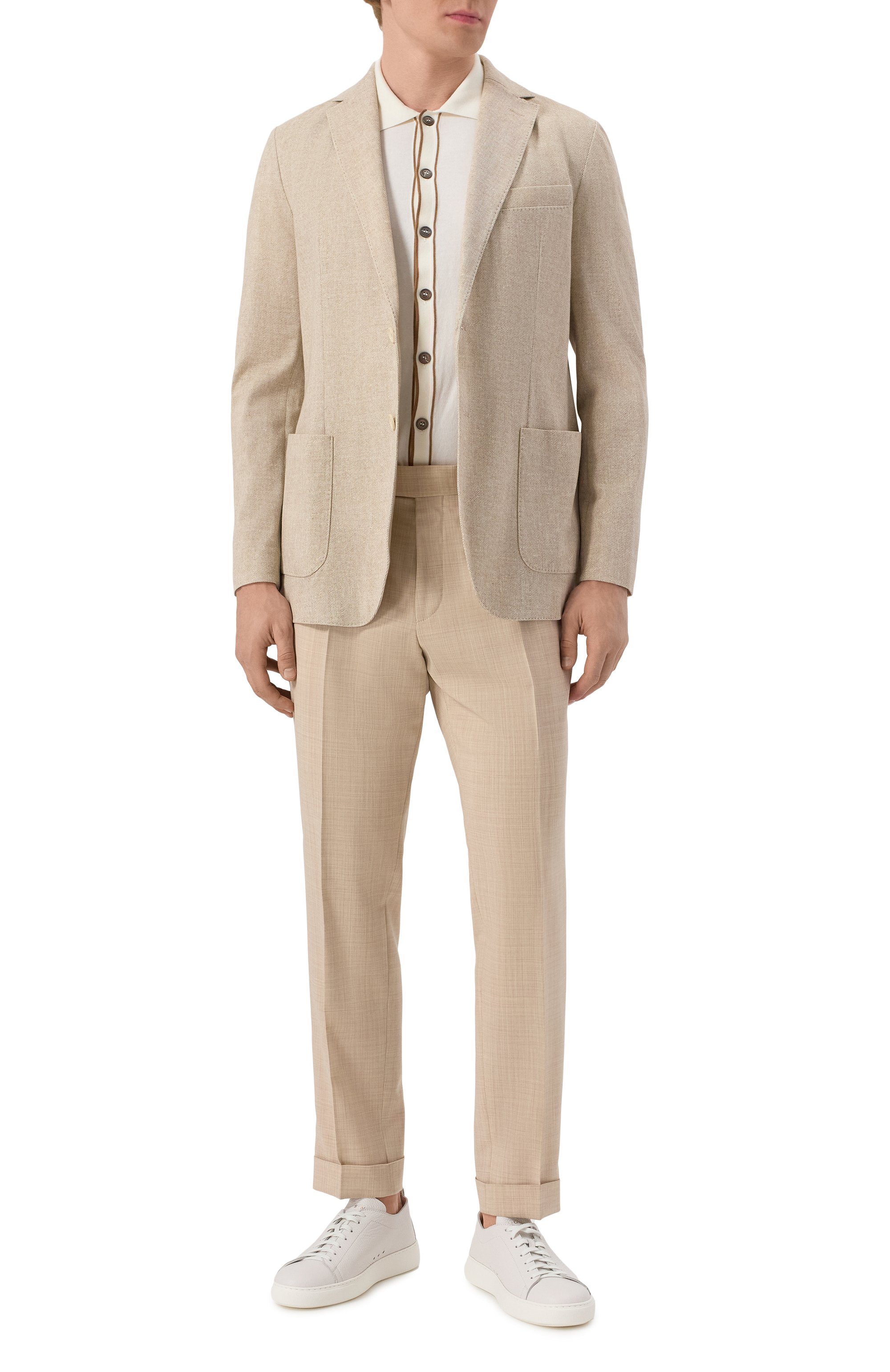 Шерстяные брюки BOSS, арт. 50534898, фото 2