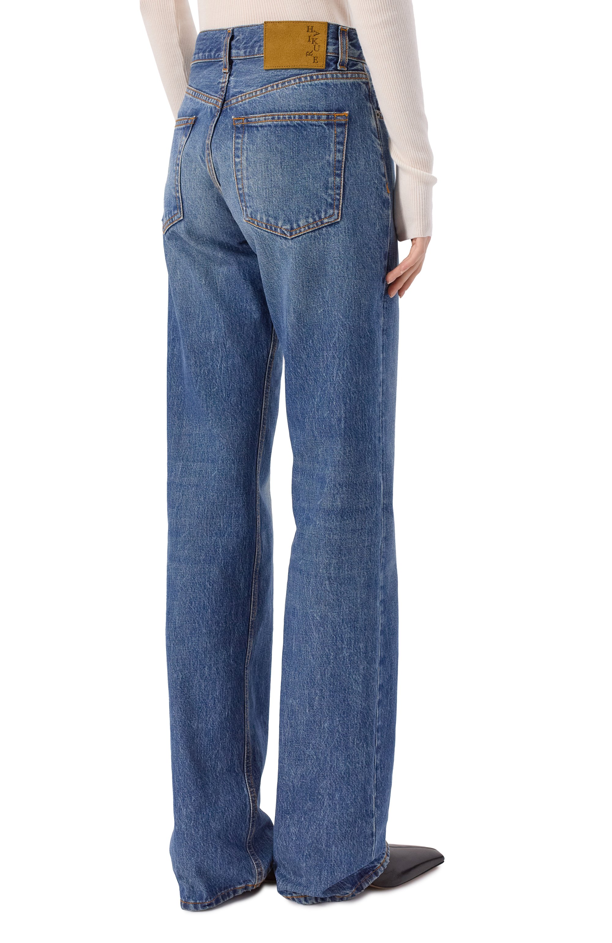 Джинсы HAIKURE синего цвета по цене 33000 руб., арт. HEW03358DF180L0899, фото 4 Джинсы HAIKURE, арт. HEW03358DF180L0899, фото 4