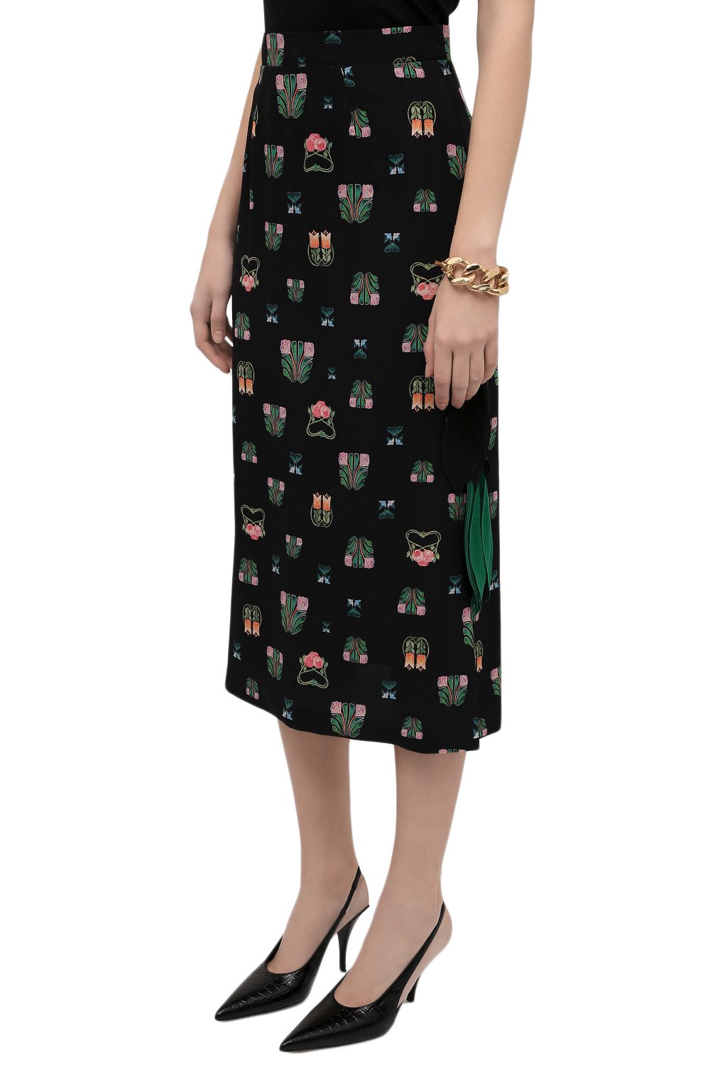 Шелковая юбка ULYANA SERGEENKO, арт. GNM008FW21P (2344т21), фото 3