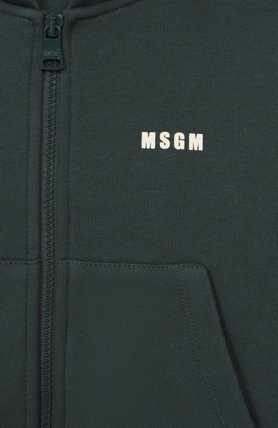 Хлопковая толстовка MSGM KIDS, арт. F6MSJUZH035, фото 3