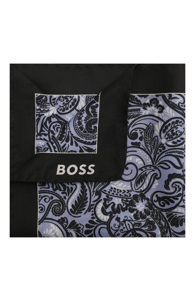 Платок из хлопка и шелка BOSS, арт. 50491125, фото 1