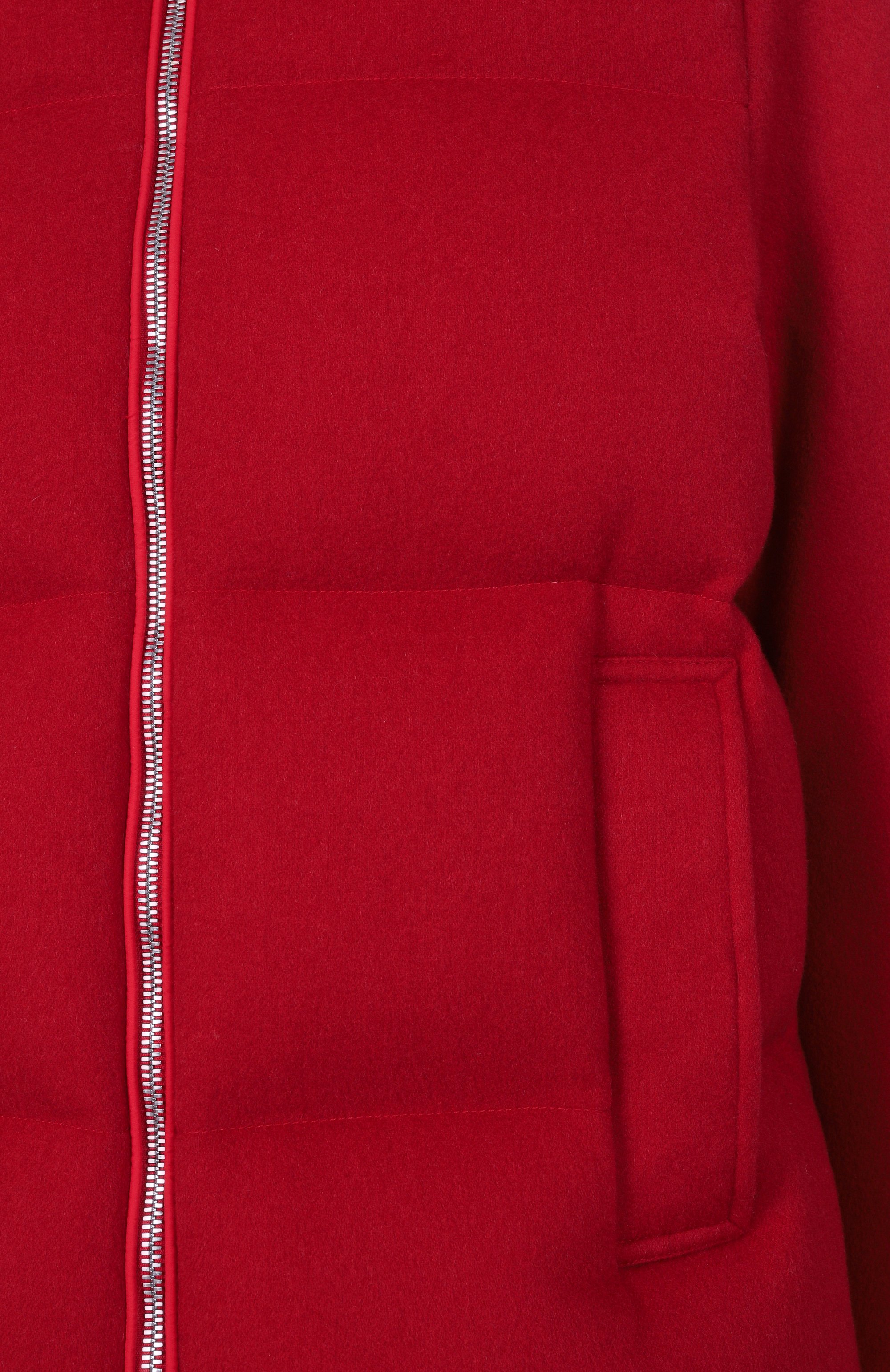 Кашемировый пуховик KITON красного цвета по цене 630000 руб., арт. D54658K0580E01, фото 6 Кашемировый пуховик KITON, арт. D54658K0580E01, фото 6