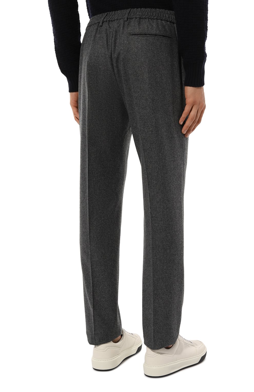 Шерстяные брюки BERWICH темно-серого цвета по цене 45950 руб., арт. SPIAGGIA ALC/VB1504, фото 4 Шерстяные брюки BERWICH, арт. SPIAGGIA ALC/VB1504, фото 4